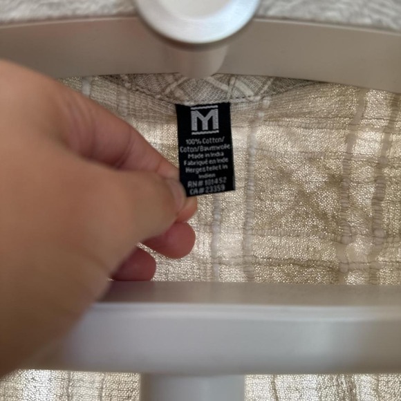 Cotton Button Up Shirt Size Small - Picture 3 of 4